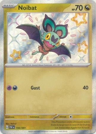 SV Paldean Fates 194/091 Noibat (Holo Shiny)