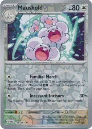 SV Surging Sparks 158/191 Maushold (Reverse Holo)