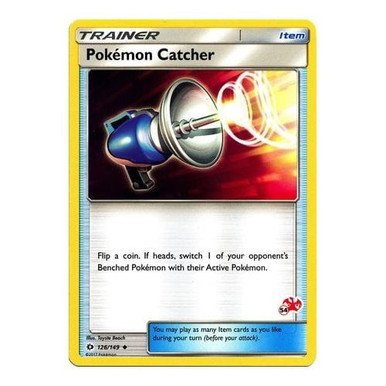 Sun and Moon (Base Set) 126/149 Pokemon Catcher (Charizard Symbol 54)