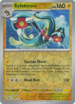SV Obsidian Flames 069/197 Eelektross (Reverse Holo)