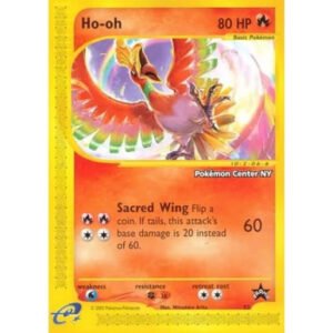 Pokemon Black Star Promo 52 Ho-oh (Pokemon Center NY Stamp)