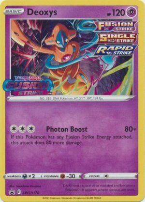 Sword & Shield Promo SWSH170 Deoxys (STAFF)