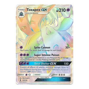 SM Guardians Rising 154/145 Toxapex GX (Rainbow Rare)