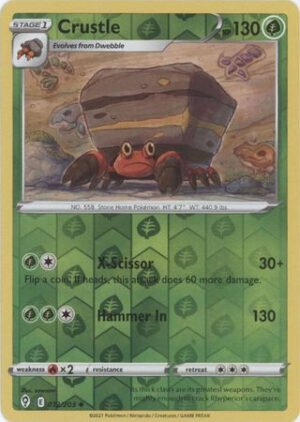 Evolving Skies 012/203 Crustle (Reverse Holo)