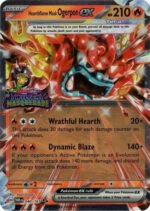SV Twilight Masquerade 040/167 Hearthflame Mask Ogerpon ex (Twilight Masquerade Stamp)