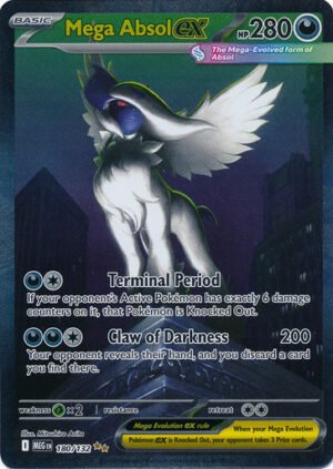 Mega Evolution 180/132 Mega Absol ex (Alternative Art, Full Art)