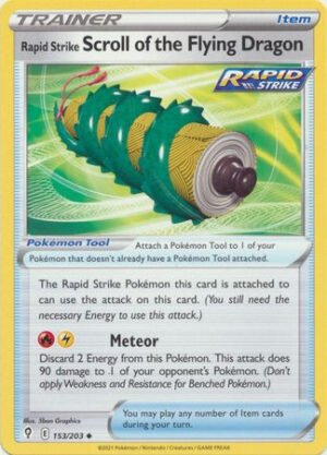 Evolving Skies 153/203 Rapid Strike Scroll of the Flying Dragon