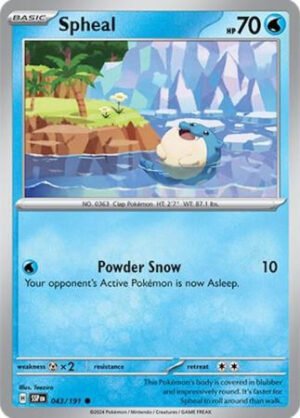 SV Surging Sparks 043/191 Spheal