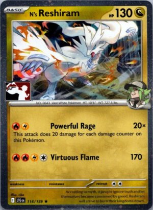 SV Journey Together 116/159 N's Reshiram (Prize Pack League Promo Cosmo Holo)