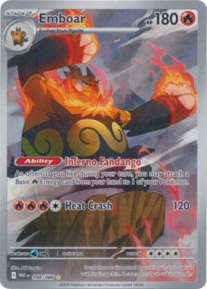 SV White Flare 098/086 Emboar (Illustration Rare)