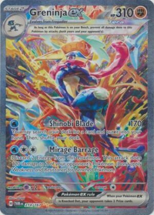 SV Twilight Masquerade 214/167 Greninja ex (Alternative Art, Full Art)