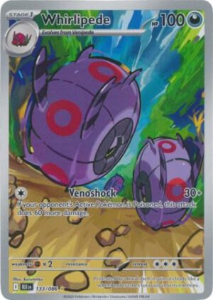 SV Black Bolt 133/086 Whirlipede (Illustration Rare)