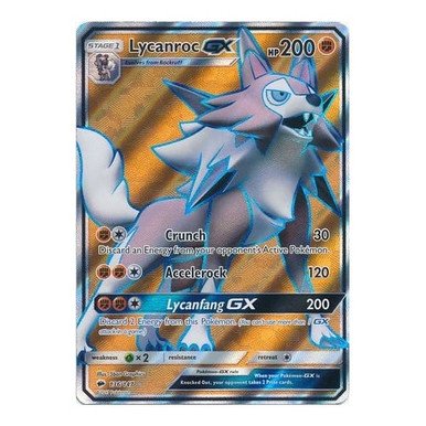 SM Burning Shadows 136/147 Lycanroc GX (Full Art)