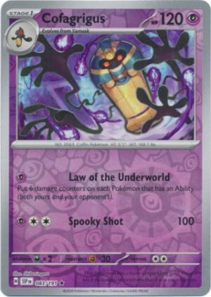 SV Surging Sparks 083/191 Cofagrigus (Reverse Holo)