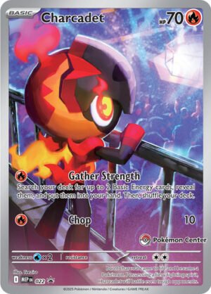 Mega Evolution Promo MEP022 Charcadet (Illustration Rare Pokemon Center Stamp)