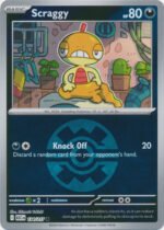 ME Ascended Heroes 134/217 Scraggy (Reverse Holo BALL SYMBOL)