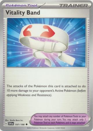 Scarlet & Violet (Base Set) 197/198 Vitality Band