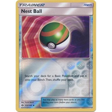 Sun and Moon (Base Set) 123/149 Nest Ball (Reverse Holo)