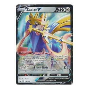 Sword & Shield (Base) 138/202 Zacian V (Half Art)