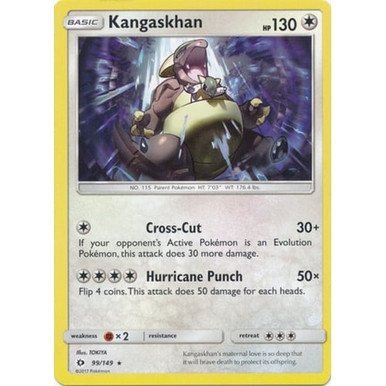 Sun and Moon (Base Set) 99/149 Kangaskhan (Non-Holo)