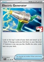 Scarlet & Violet (Base Set) 170/198 Electric Generator (Prize Pack League Promo Non-Holo)