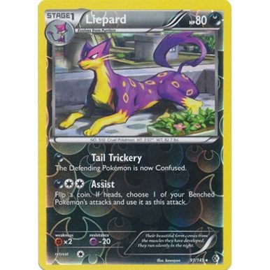Boundaries Crossed 91/149 Liepard (Reverse Holo)
