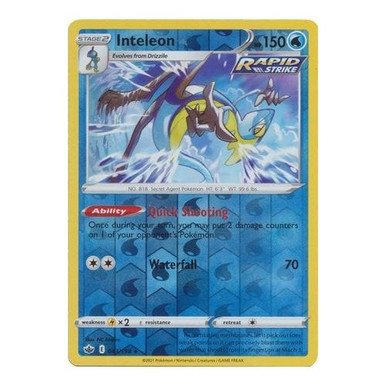 Chilling Reign 043/198 Inteleon (Reverse Holo)