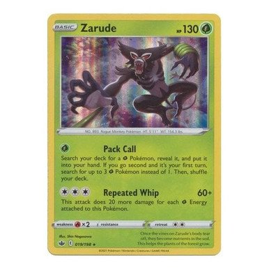 Chilling Reign 019/198 Zarude (Holo)