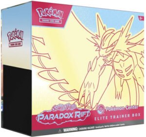 Scarlet and Violet Paradox Rift Elite Trainer Box Roaring Moon POKEMON CENTER (Blue & Yellow)