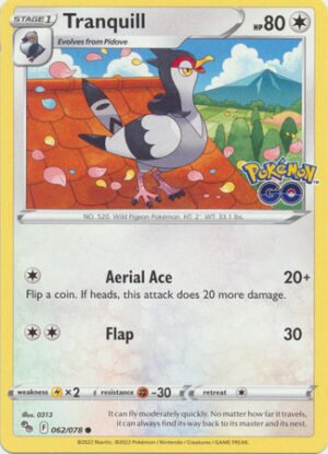Pokemon GO 062/078 Tranquill