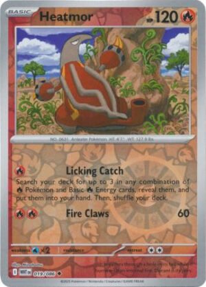 SV White Flare 019/086 Heatmor (Reverse Holo)