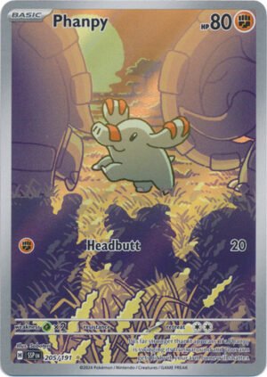 SV Surging Sparks 205/191 Phanpy (Illustration Rare)