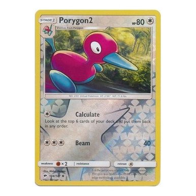 SM Burning Shadows 104/147 Porygon2 (Reverse Holo)