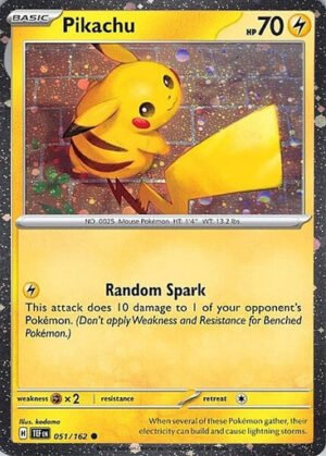SV Temporal Forces 051/162 Pikachu (Cosmo Holo)