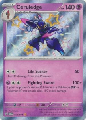 SV Paldean Fates 162/091 Ceruledge (Holo Shiny)