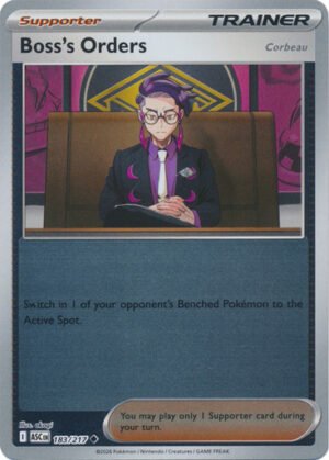 ME Ascended Heroes 183/217 Boss's Orders [Corbeau] (Reverse Holo)