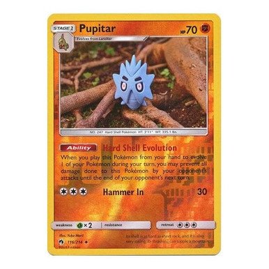 SM Lost Thunder 116/214 Pupitar (Reverse Holo)