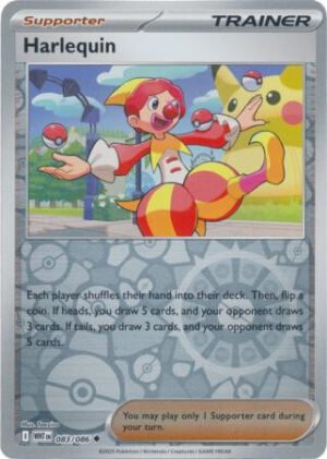 SV White Flare 083/086 Harlequin (Reverse Holo)