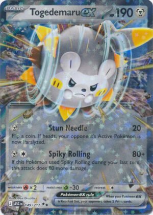 ME Ascended Heroes 149/217 Togedemaru ex (Half Art)