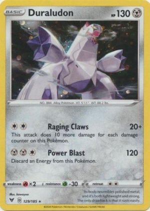 Vivid Voltage 129/185 Duraludon (Cosmo Holo)