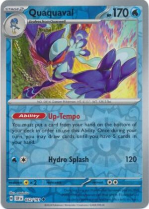 SV Surging Sparks 052/191 Quaquaval (Reverse Holo)