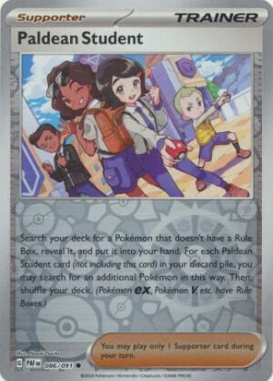 SV Paldean Fates 086/091 Paldean Student (Reverse Holo)