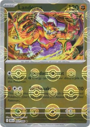 SV Black Bolt 053/086 Landorus (POKE BALL Reverse Holo)