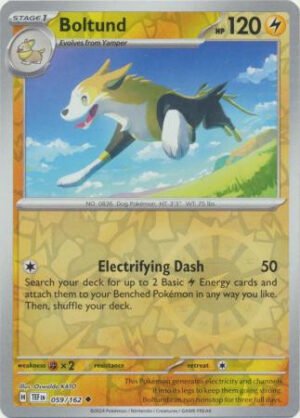 SV Temporal Forces 059/162 Boltund (Reverse Holo)