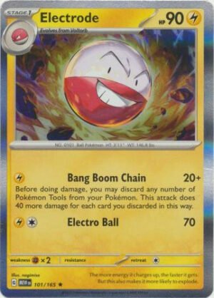 Scarlet & Violet 151 101/165 Electrode (Holo)
