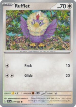 SV Black Bolt 077/086 Rufflet