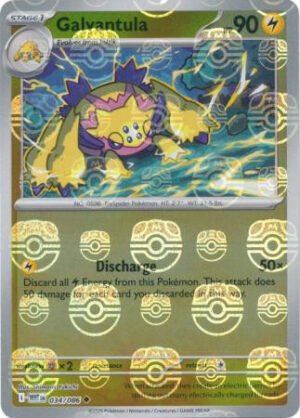 SV White Flare 034/086 Galvantula (MASTER BALL Reverse Holo)