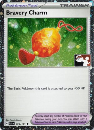 SV Paldea Evolved 173/193 Bravery Charm (Prize Pack League Promo Cosmo Holo)