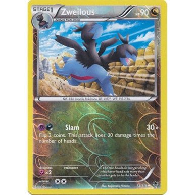 XY Phantom Forces 73/119 Zweilous (Reverse Holo)