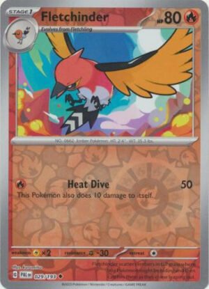 SV Paldea Evolved 029/193 Fletchinder (Reverse Holo)
